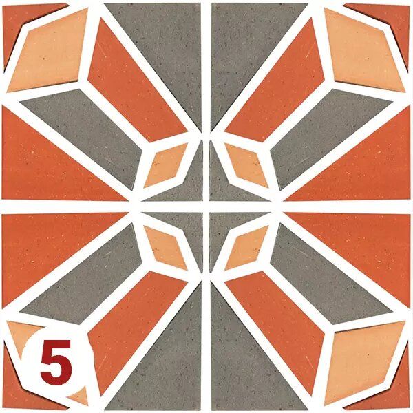 Mosaico Diamante 30x30 Casa Blanca