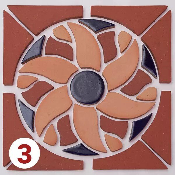Mosaico Helio Azul 30x30 Casa Blanca