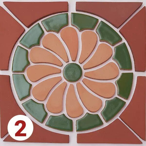 Mosaico Hera Verde 30x30 Casa Blanca