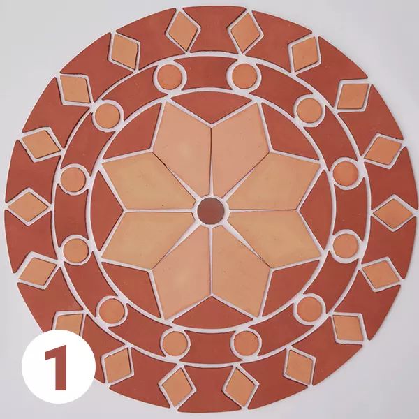 Rosetón Zeus Casa Blanca 65cm