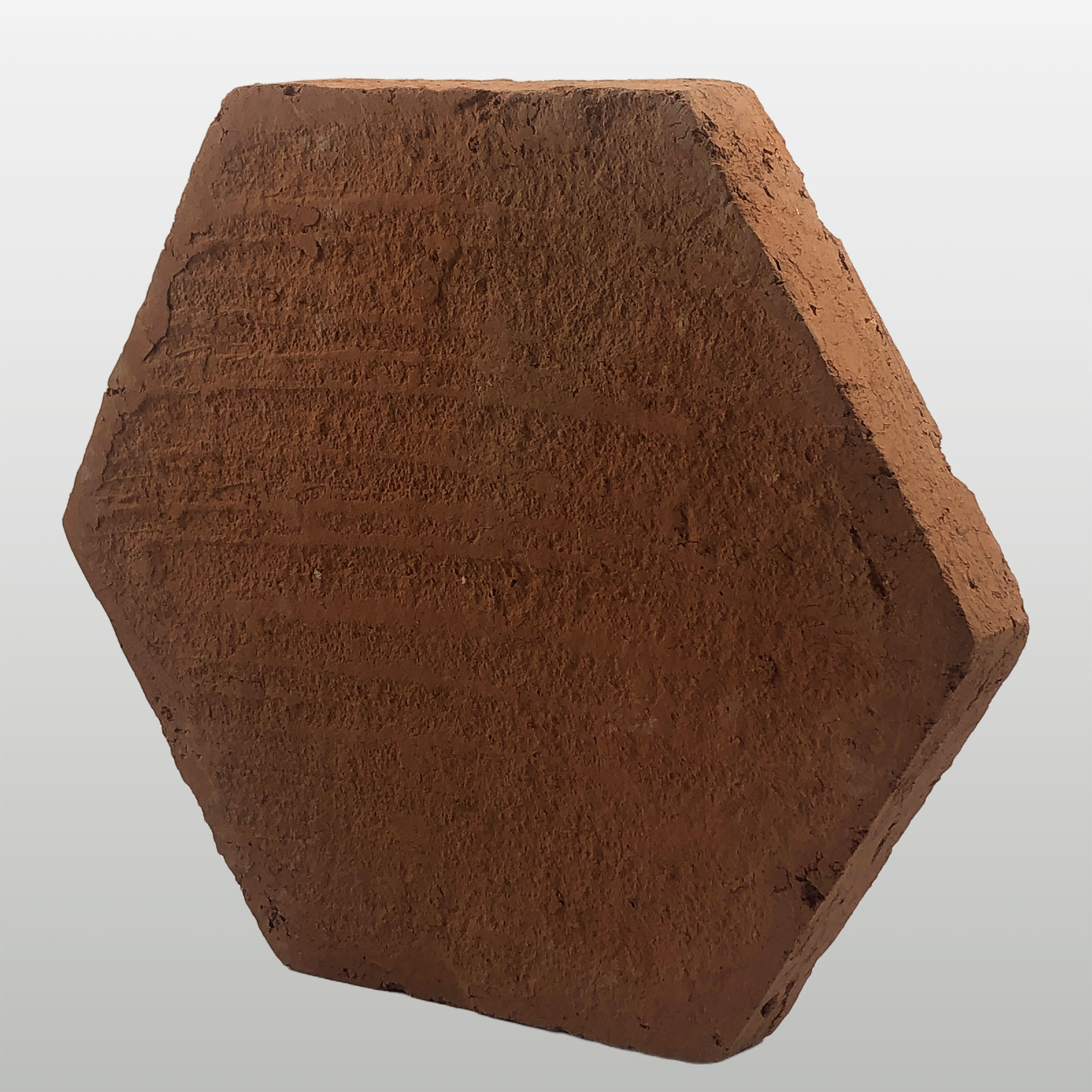 TEJUELO HEXAGONAL ARTESANAL MATIZADO CUENCA